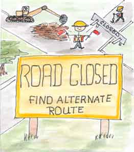 Road Closed Find Alternate Route